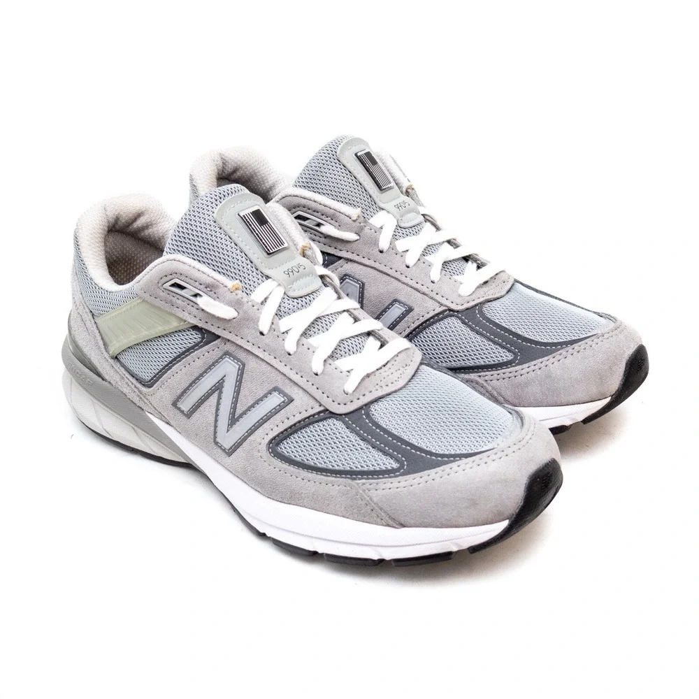 New Balance 990V5 Gray‎ Men's Size 10 Running Shoes Sneakers M990GL5 size 10